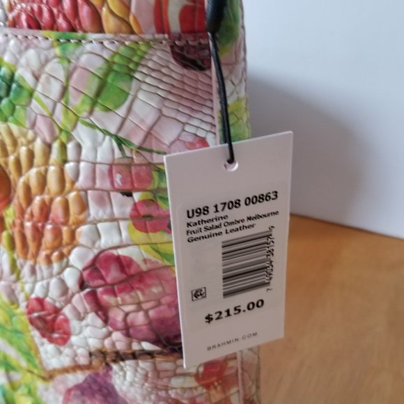 BRAHMIN Purse Katherine Fruit Salad Ombre Melbourne Crossbody Bag - Picture 7 of 16